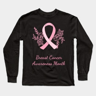 Breast Cancer Awareness Month Long Sleeve T-Shirt